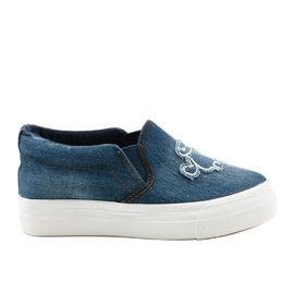 Cherilena sneakers jeans blu navy blu