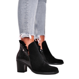 Stivali Donna Con Tacco, Pelle Primavera Maciejka Nero 04833-01