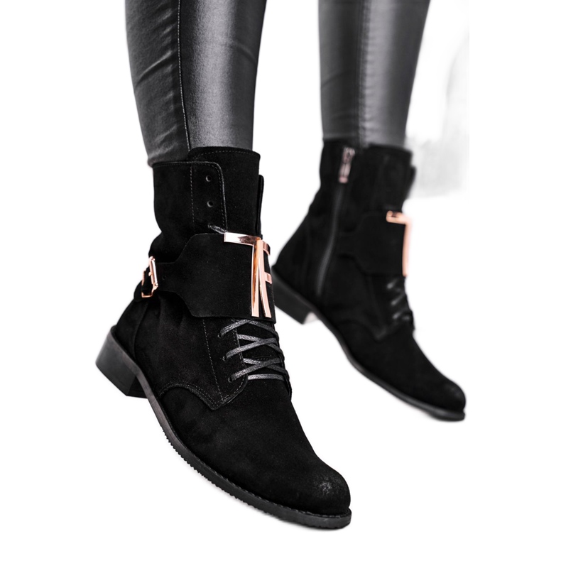 Stivali Donna Nicole Camoscio Nero 2591