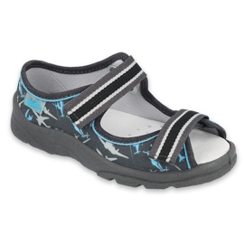 Scarpe per bambini Befado 869X143 blu grigio