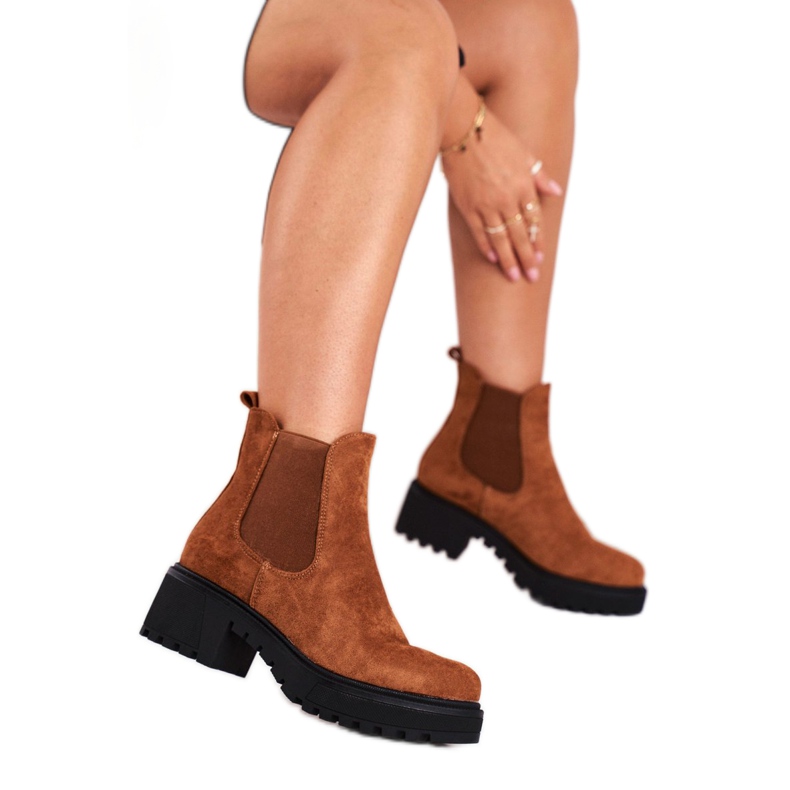 PS1 Stivali Alti Donna Sidamo Camel marrone