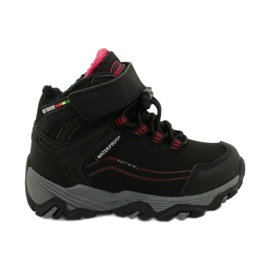 Stivali softshell con membrana American Club nero rosso