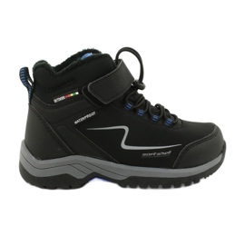 Scarponi sportivi in ​​softshell con membrana American Club HL38 / 20 nero blu