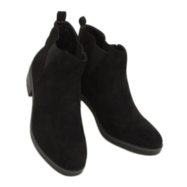 Stivaletti Chelsea neri da donna 8B978 Black nero