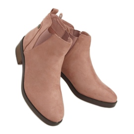 Stivaletti Chelsea rosa da donna 8B978 Pink