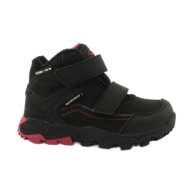 American Club Stivali softshell con membrana nero rosso