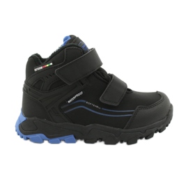 American Club Stivali softshell con membrana nero blu