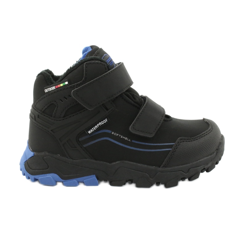 American Club Stivali softshell con membrana nero blu