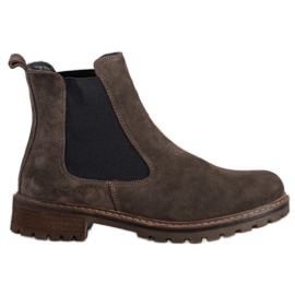 Filippo Stivaletti Chelsea in pelle marrone