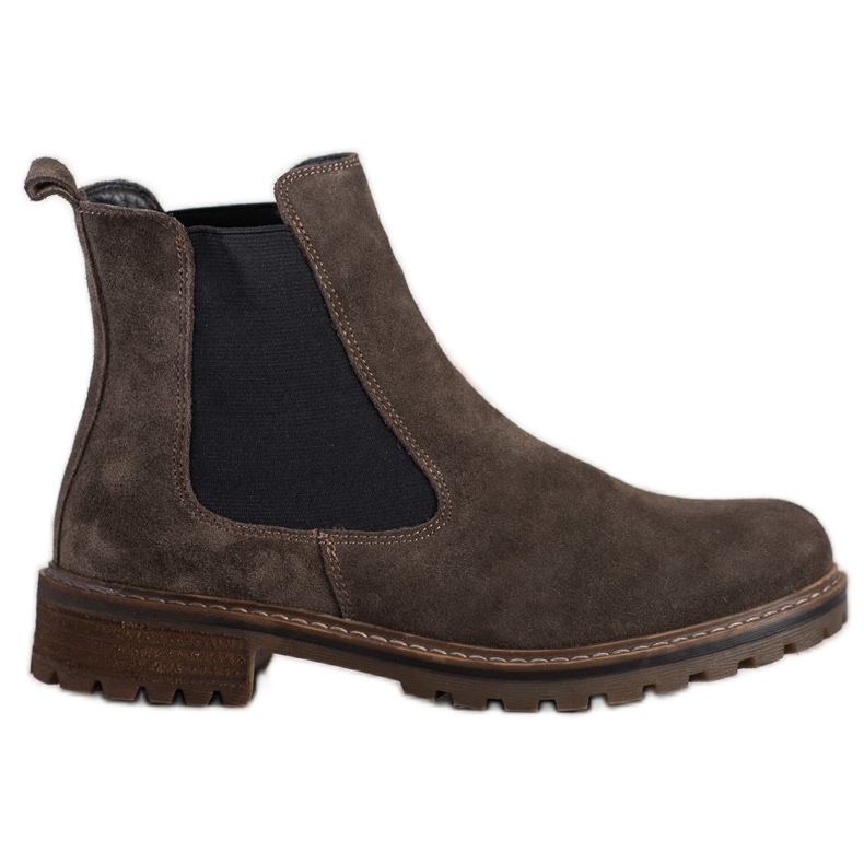 Filippo Stivaletti Chelsea in pelle marrone