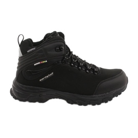 American Club Scarponi da trekking americani Softshell con membrana nero