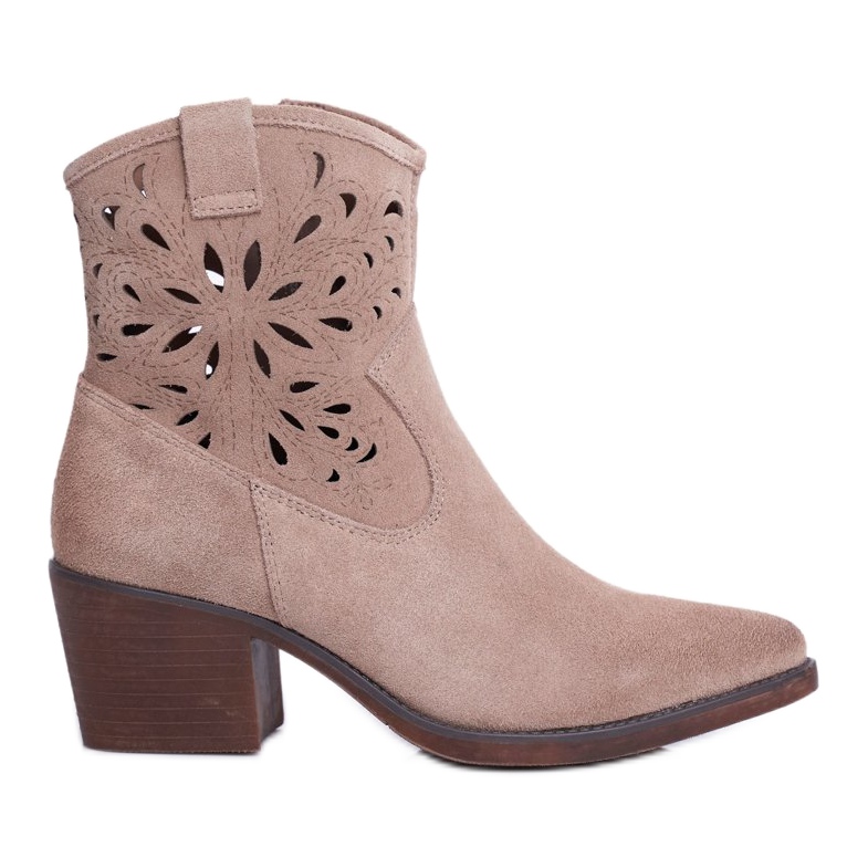 S.Barski Stivali Donna Pelle Beige Barski 12622-20