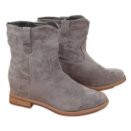 Stivali grigi con tacco nascosto NC952 Grey grigio