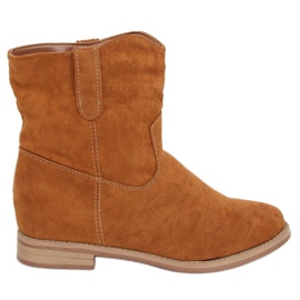 Camel NC952 Stivali cammello con tacco nascosto marrone multicolore