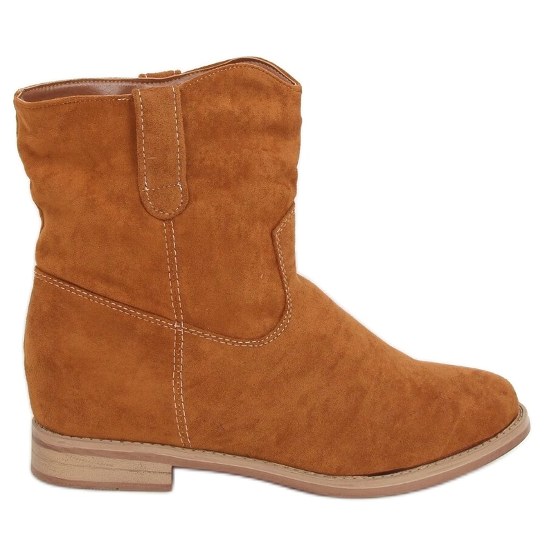 Camel NC952 Stivali cammello con tacco nascosto marrone multicolore