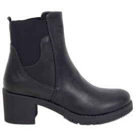 Stivali neri J19-85 Jodhpur neri da donna nero
