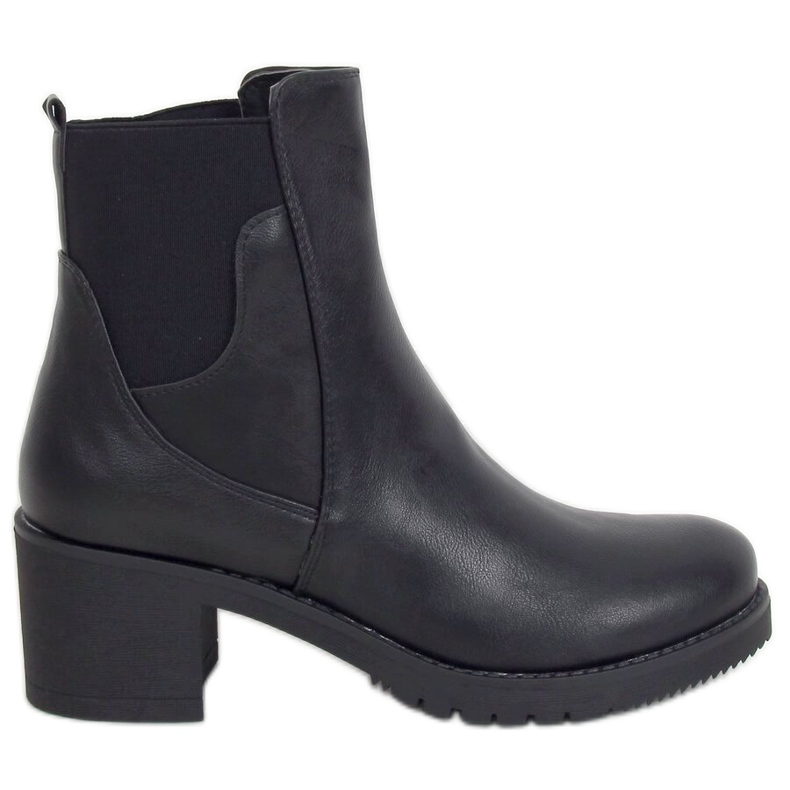 Stivali neri J19-85 Jodhpur neri da donna nero
