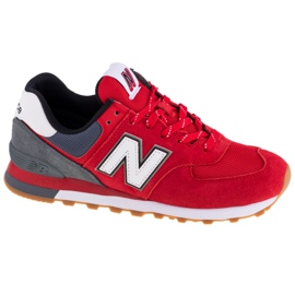 Scarpe New Balance M ML574SKD bianca rosso multicolore