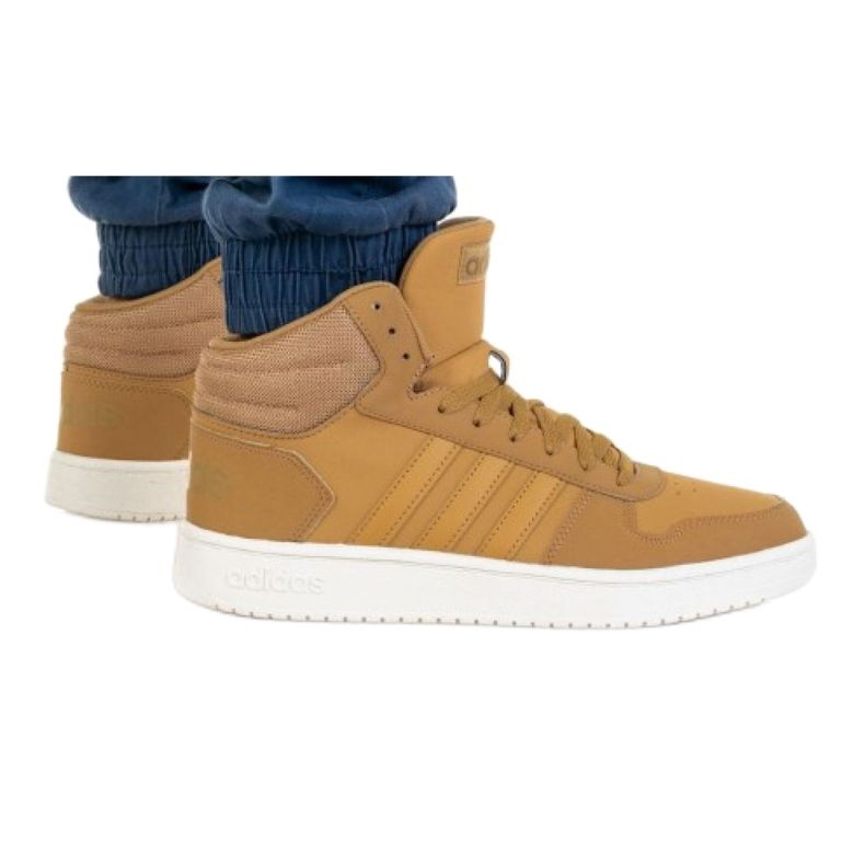 Scarpe Adidas Hoops 2.0 Mid M FW3516 beige