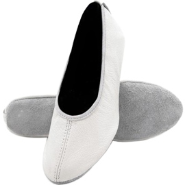 Antares ballerine da ginnastica - pelle, bianco