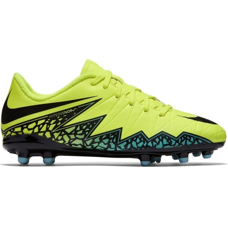 Nike Hypervenom Phelon Ii Fg Jr 744943 703 scarpe da calcio giallo