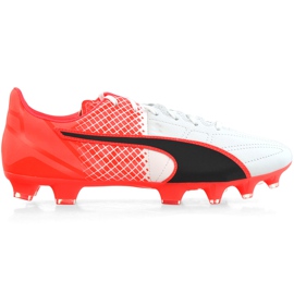 Scarpe Calcio Puma Evo Speed ​​3.5 Fg Pelle 103794 01 blu, bianco, nero multicolore