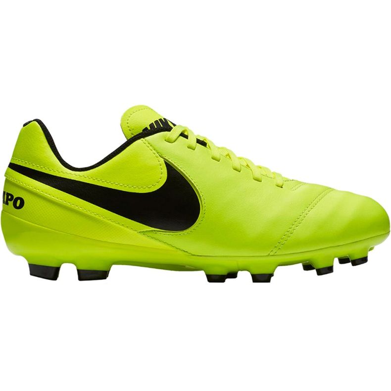 Nike Tiempo Legend Vi Fg Jr 819186 707 scarpe da calcio giallo