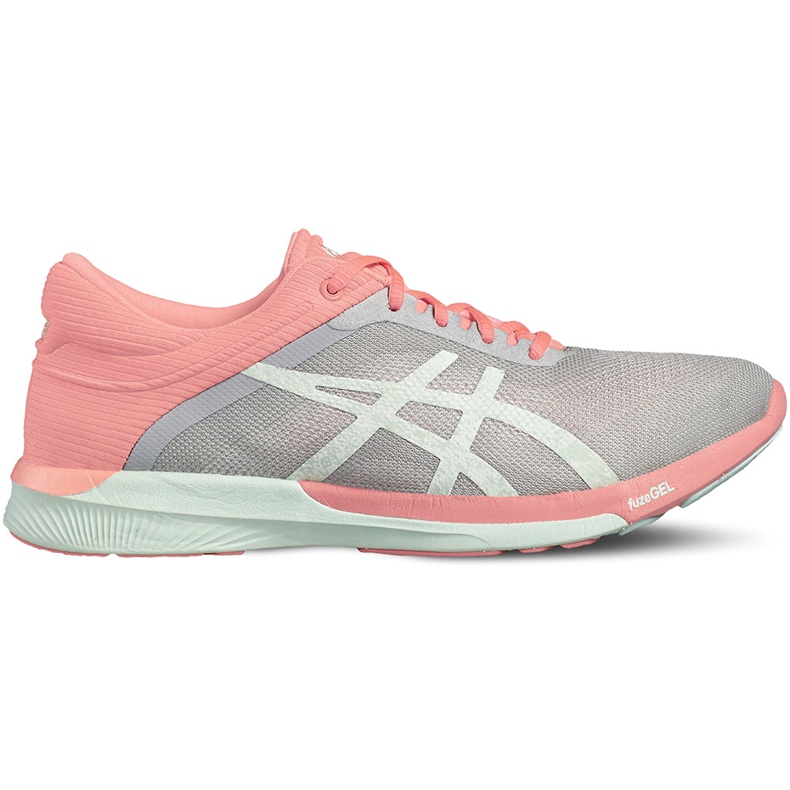 Asics Fuze X Rush T768N-9687 scarpe da corsa da donna rosa grigio