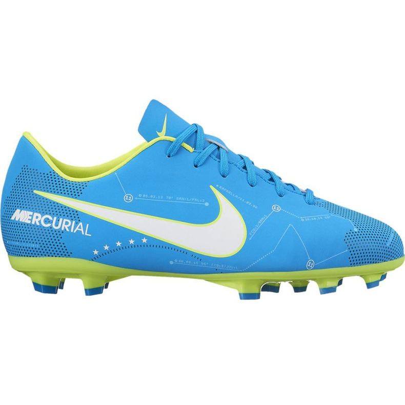 Nike Mercurial Victory 6 Neymar Fg Jr 921488 400 scarpa da calcio blu blu