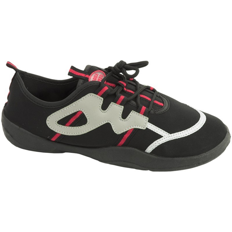 Scarpe da spiaggia Aqua-speed in nero, grigio e rosso 19A