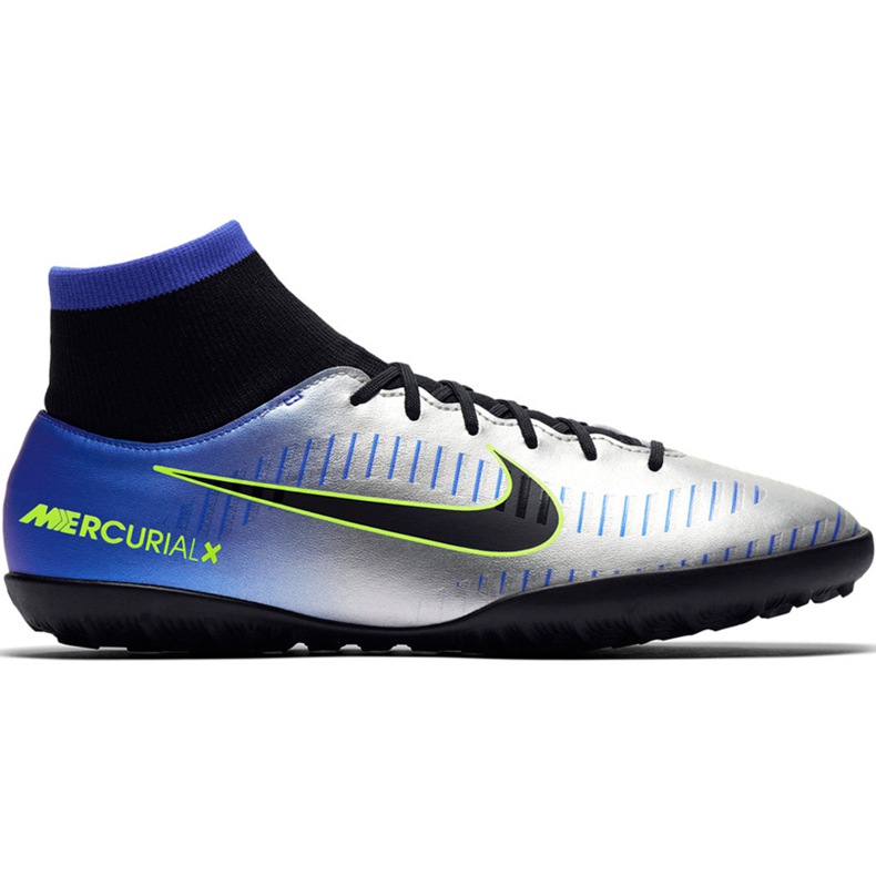 Nike Mercurial X Victory 6 Df Neymar Tf 921514 407 scarpa da calcio verde, blu, grigio/argento blu