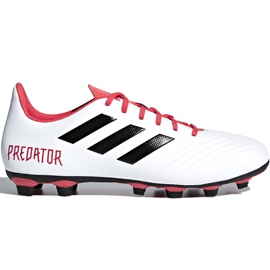 Scarpe da calcio Adidas Predator 18.4 FxG CM7669 multicolore bianca