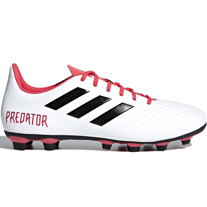 Scarpe da calcio Adidas Predator 18.4 FxG CM7669 multicolore bianco