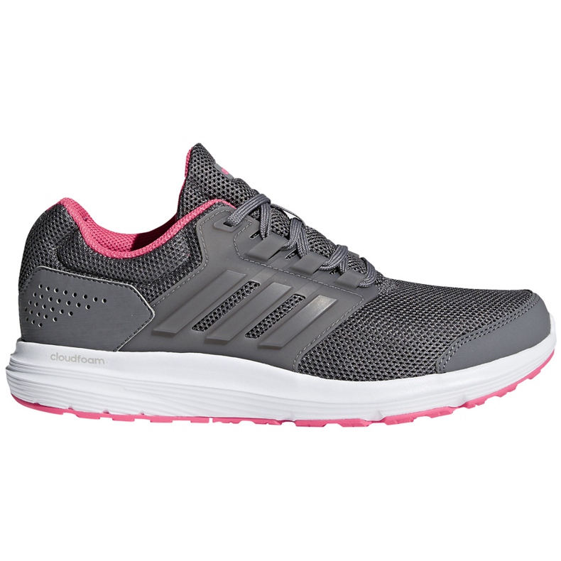 Scarpe da corsa da donna adidas Galaxy 4 W CP8837 rosa grigio