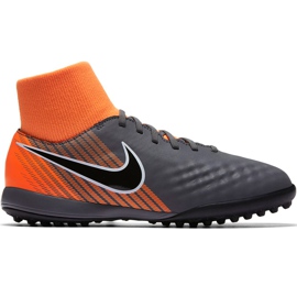 Scarpa da calcio Nike Magista Obra 2 Academy Df Tf Jr AH7318 080 multicolore grigio