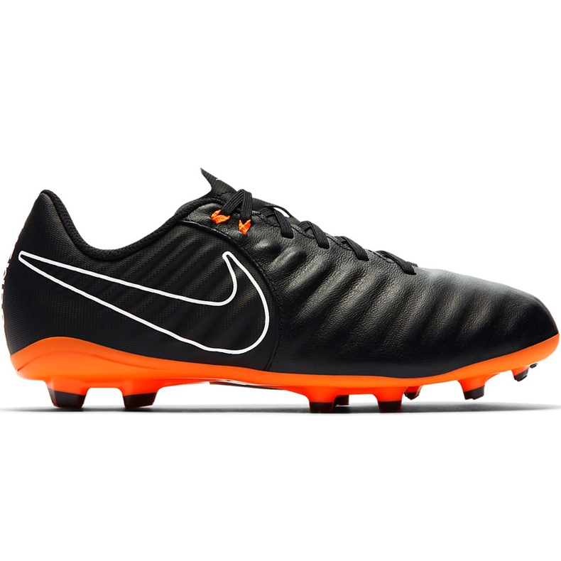 Nike Tiempo Legend 7 Academy Fg Jr AH7254 080 scarpe da calcio nero