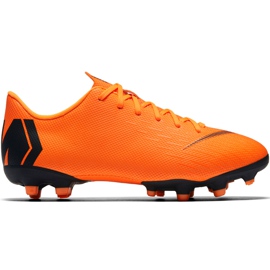 Nike Mercurial Vapor 12 Academy Mg Jr AH7347 810 scarpe da calcio arancia