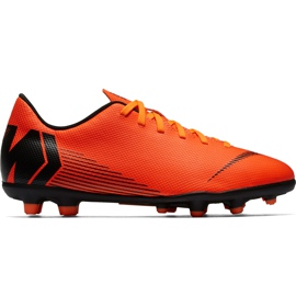 Nike Mercurial Vapor 12 Club Mg Jr AH7350 810 scarpe da calcio arancia arancia