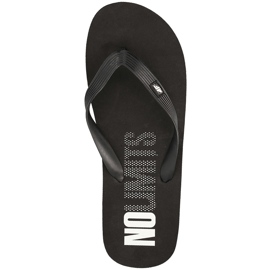 Pantofole da uomo 4F nere H4L18 KLM001 nero