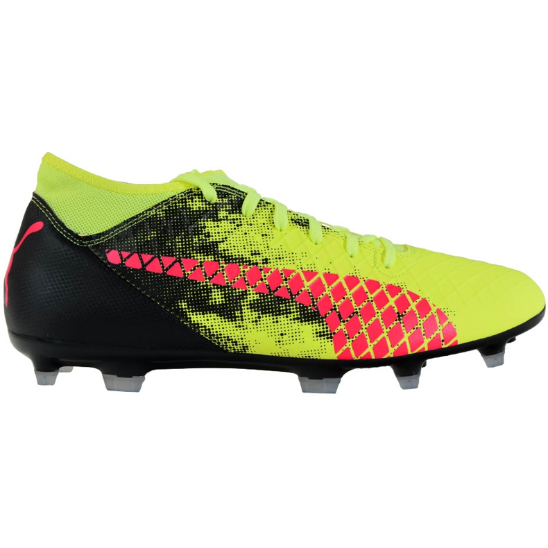 Scarpe calcio Puma Future 18.4 Fg Ag Junior giallo-nero 104346 01 multicolore