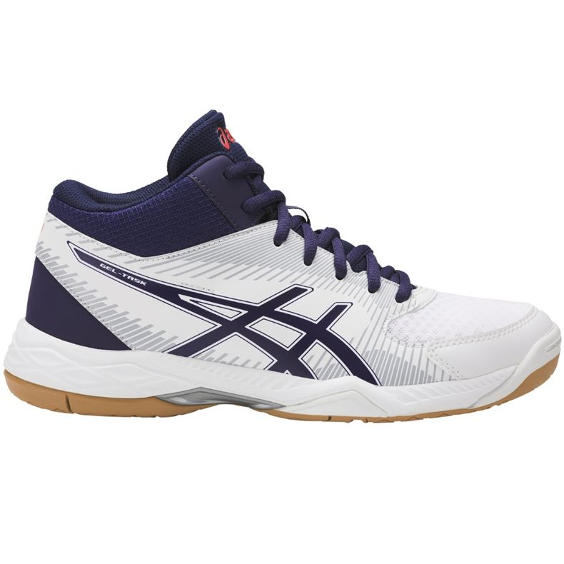 Asics Gel-Task Mt B753Y 0133 scarpe da pallavolo donna bianca