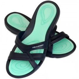 Ciabatte da piscina donna Aqua-speed Panama col.10 blu navy