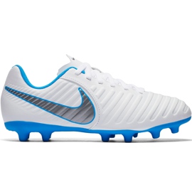 Nike Tiempo Legend 7 Club Fg Jr AH7255 107 scarpe da calcio multicolore bianca