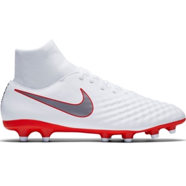 Nike Magista Obra 2 Academy Df Fg AH7303 107 scarpa da calcio bianco