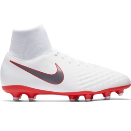 Nike Magista Obra 2 Academy Df Fg Jr AH7313 107 scarpe da calcio multicolore bianca