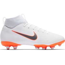 Nike Mercurial Superfly 6 Academy Mg Jr AH7337 107 scarpe da calcio multicolore bianca