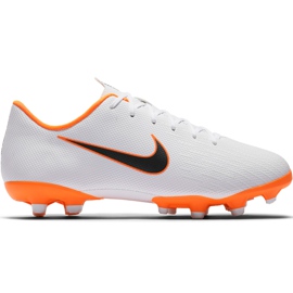 Nike Mercurial Vapor 12 Academy Mg Jr AH7347 107 scarpe da calcio multicolore bianca