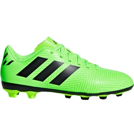 Scarpe da calcio Adidas Nemeziz Messi 18.4 FxG Jr DB2371 verde
