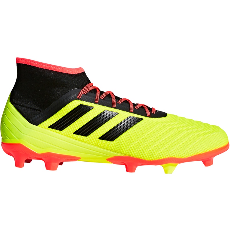 Scarpe da calcio Adidas Predator 18.2 Fg DB1997 multicolore giallo