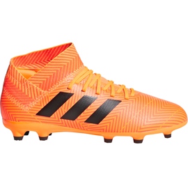 Le scarpe da calcio adidas Nemeziz 18.3 Fg Jr DB2352 multicolore arancia